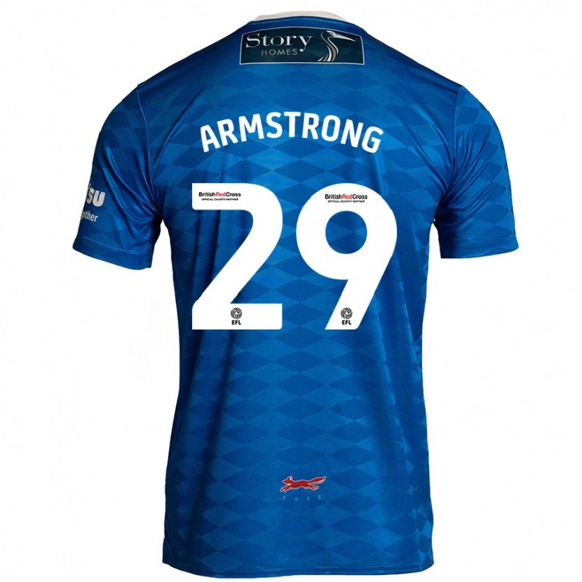 Danxen Herren Luke Armstrong #29 Blau Heimtrikot Trikot 2024/25 T-Shirt