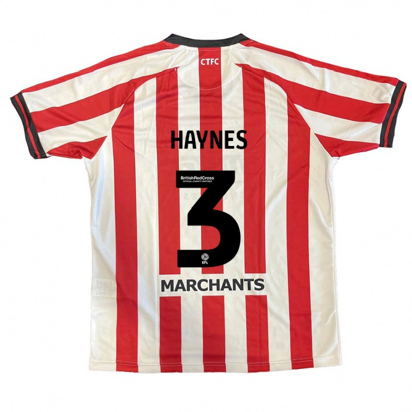 Danxen Herren Ryan Haynes #3 Rot Weiß Heimtrikot Trikot 2024/25 T-Shirt