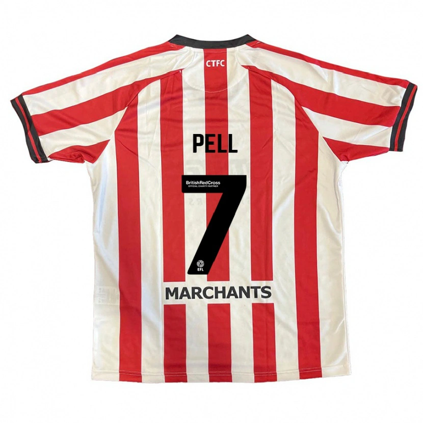 Danxen Herren Harry Pell #7 Rot Weiß Heimtrikot Trikot 2024/25 T-Shirt