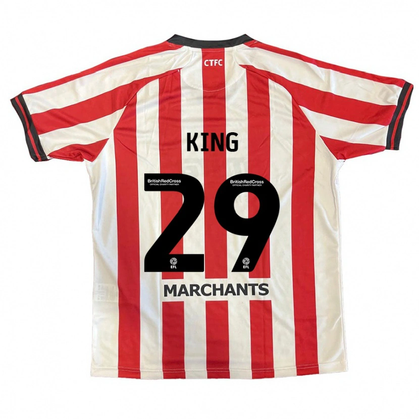Danxen Herren Tom King #29 Rot Weiß Heimtrikot Trikot 2024/25 T-Shirt