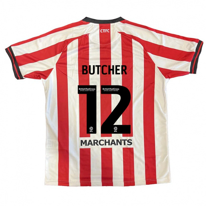 Danxen Herren Henna Butcher #12 Rot Weiß Heimtrikot Trikot 2024/25 T-Shirt
