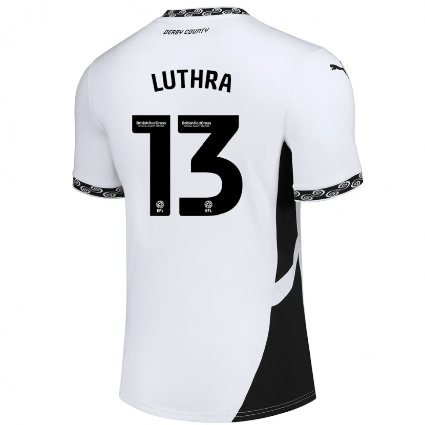 Danxen Herren Rohan Luthra #13 Weiß Schwarz Heimtrikot Trikot 2024/25 T-Shirt