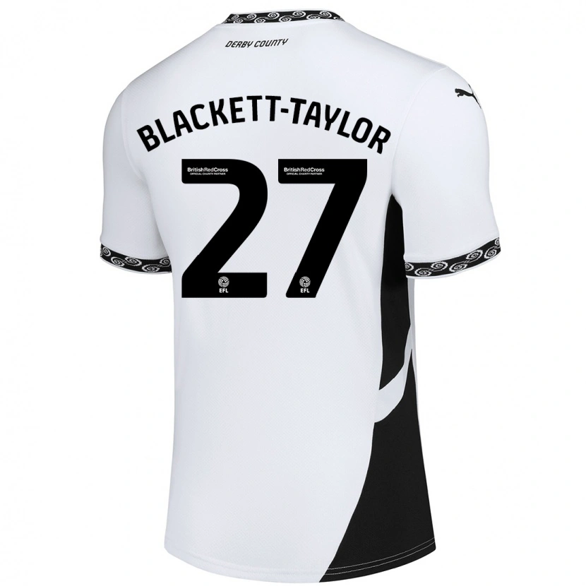 Danxen Herren Corey Blackett-Taylor #27 Weiß Schwarz Heimtrikot Trikot 2024/25 T-Shirt