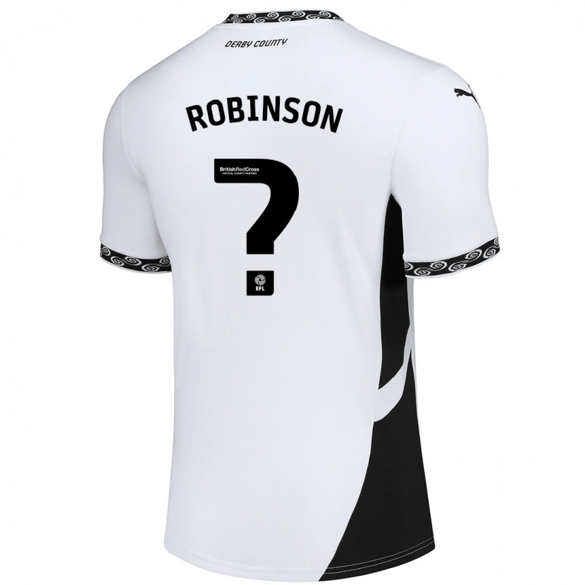 Danxen Herren Keilen Robinson #0 Weiß Schwarz Heimtrikot Trikot 2024/25 T-Shirt