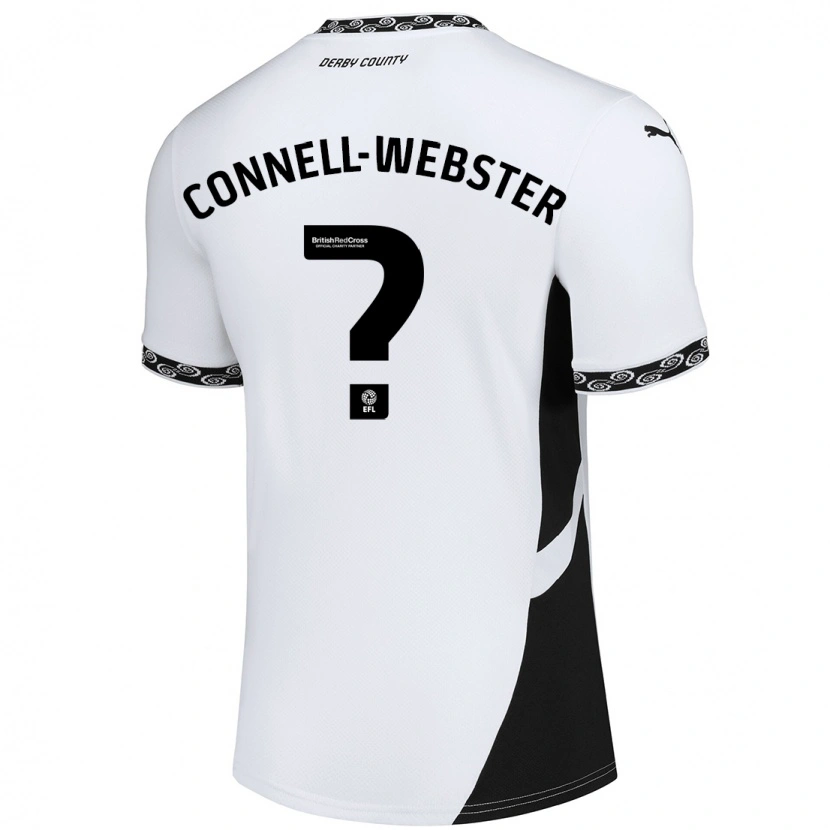 Danxen Herren Braidy Connell-Webster #0 Weiß Schwarz Heimtrikot Trikot 2024/25 T-Shirt