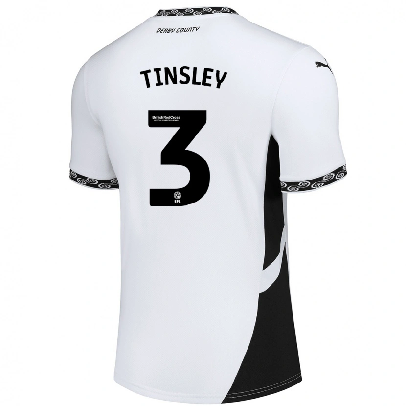 Danxen Herren Megan Tinsley #3 Weiß Schwarz Heimtrikot Trikot 2024/25 T-Shirt