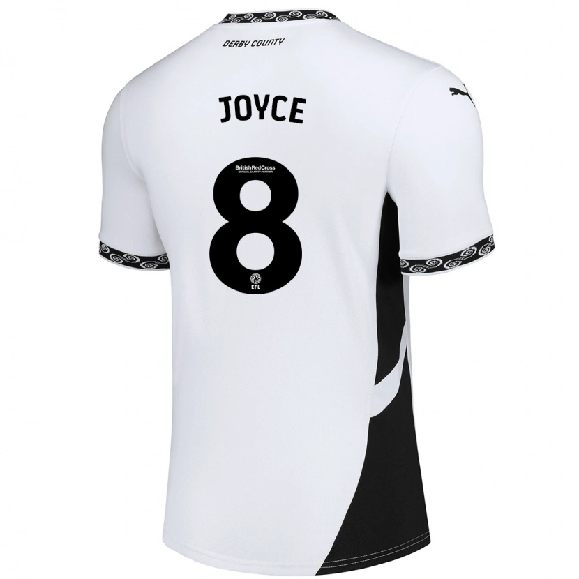Danxen Herren Emily Joyce #8 Weiß Schwarz Heimtrikot Trikot 2024/25 T-Shirt