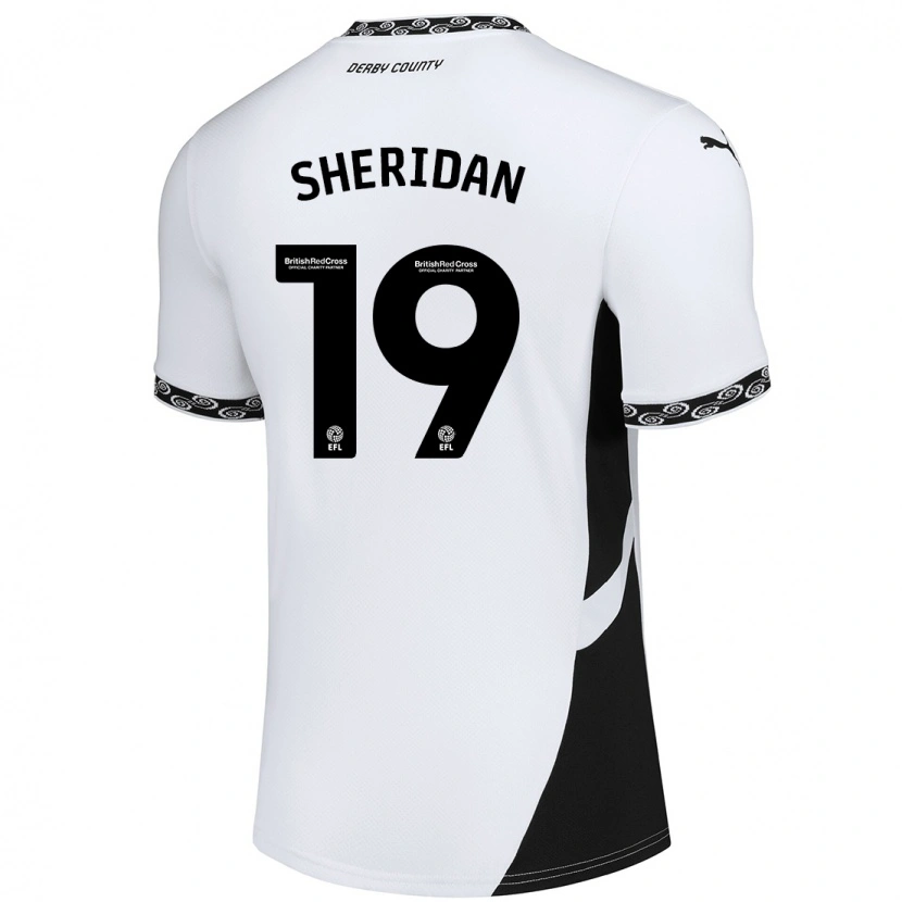 Danxen Herren Isabel Sheridan #19 Weiß Schwarz Heimtrikot Trikot 2024/25 T-Shirt