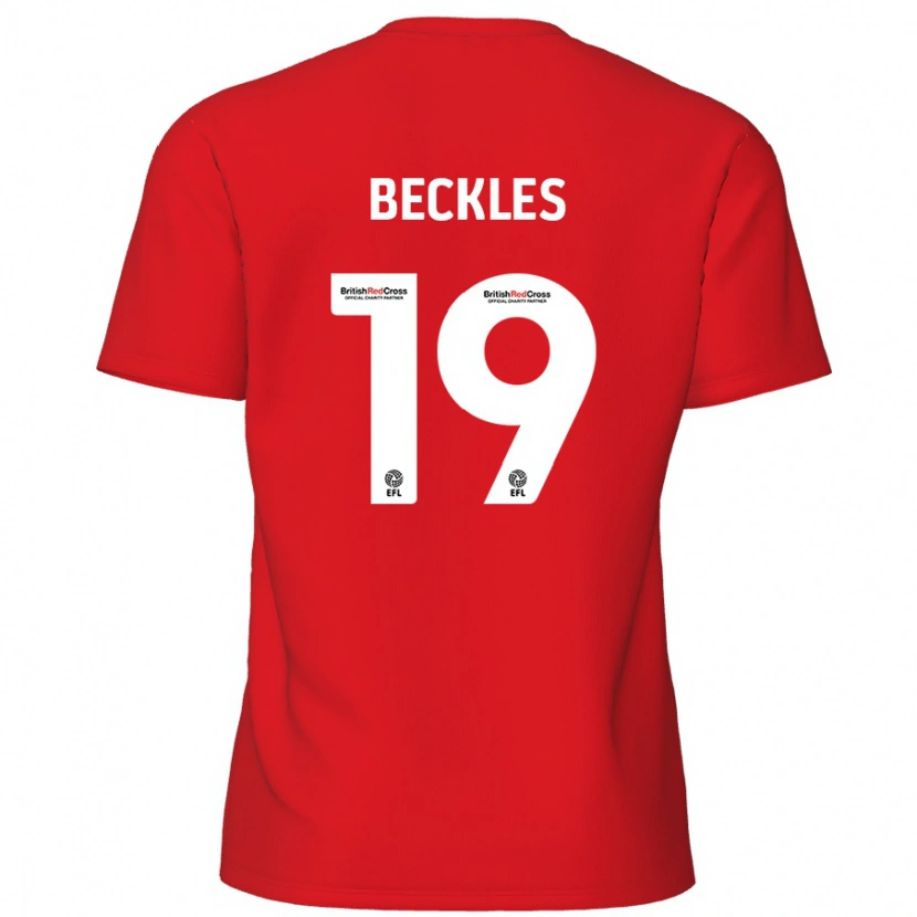 Danxen Herren Omar Beckles #19 Rot Heimtrikot Trikot 2024/25 T-Shirt