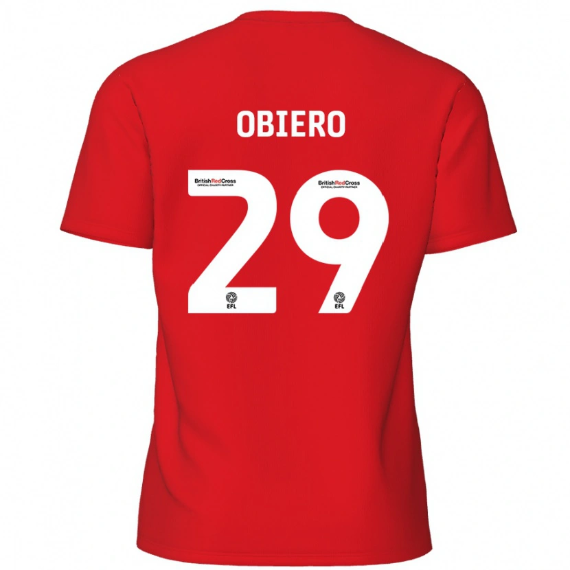 Danxen Herren Zech Obiero #29 Rot Heimtrikot Trikot 2024/25 T-Shirt