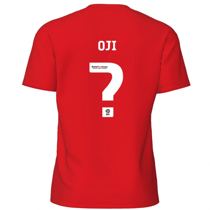 Danxen Herren Uko Oji #0 Rot Heimtrikot Trikot 2024/25 T-Shirt