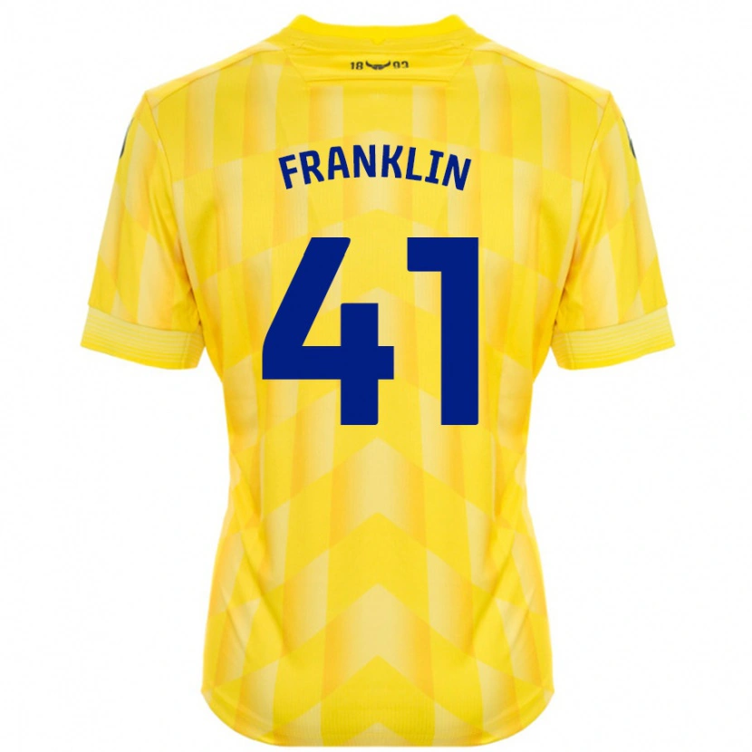 Danxen Herren George Franklin #41 Gelb Heimtrikot Trikot 2024/25 T-Shirt