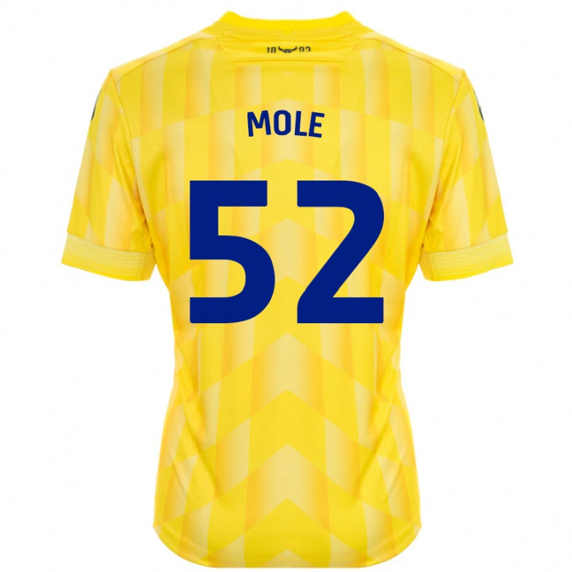 Danxen Herren Harrison Mole #52 Gelb Heimtrikot Trikot 2024/25 T-Shirt