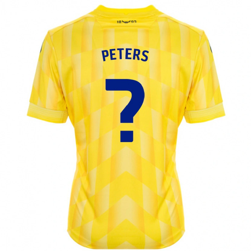 Danxen Herren Molly Peters #0 Gelb Heimtrikot Trikot 2024/25 T-Shirt