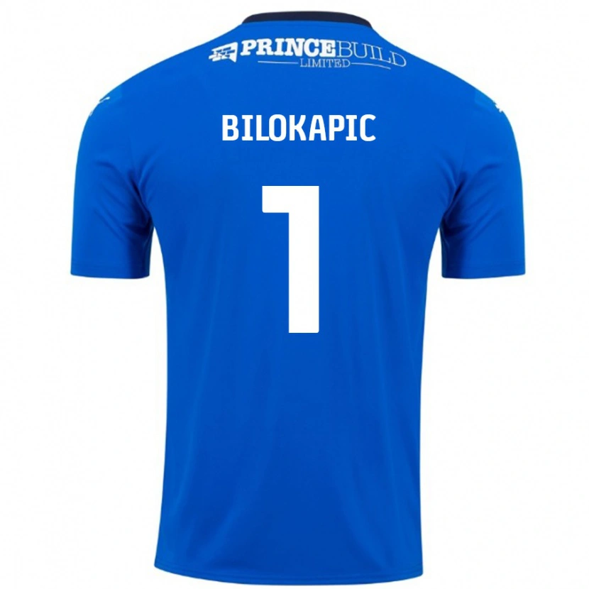 Danxen Herren Nicholas Bilokapic #1 Blau Weiß Heimtrikot Trikot 2024/25 T-Shirt