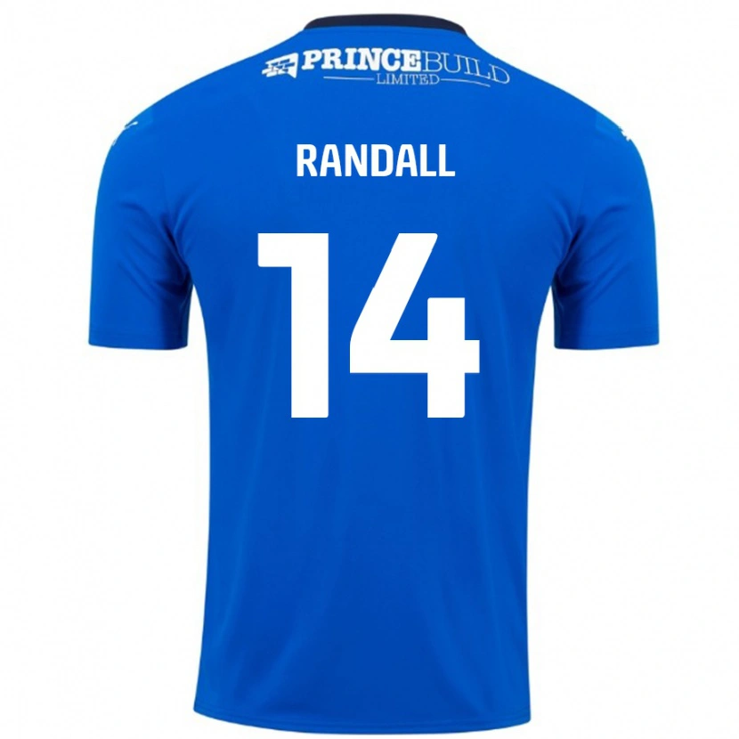 Danxen Herren Joel Randall #14 Blau Weiß Heimtrikot Trikot 2024/25 T-Shirt