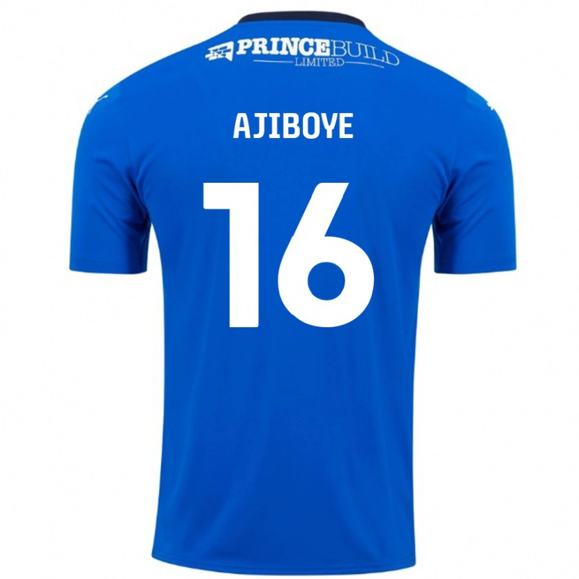 Danxen Herren David Ajiboye #16 Blau Weiß Heimtrikot Trikot 2024/25 T-Shirt