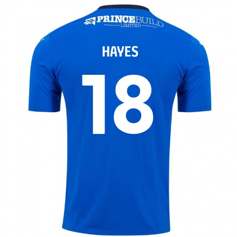 Danxen Herren Cian Hayes #18 Blau Weiß Heimtrikot Trikot 2024/25 T-Shirt
