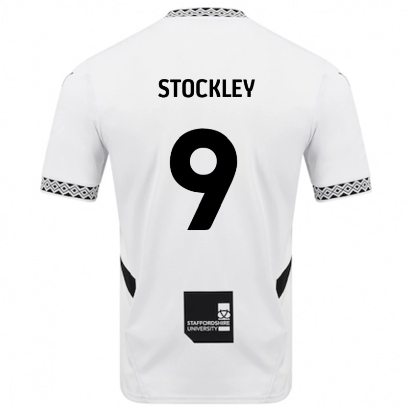 Danxen Herren Jayden Stockley #9 Weiß Heimtrikot Trikot 2024/25 T-Shirt