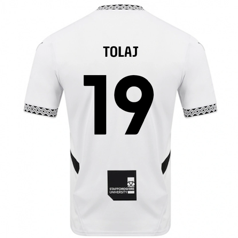 Danxen Herren Lorent Tolaj #19 Weiß Heimtrikot Trikot 2024/25 T-Shirt