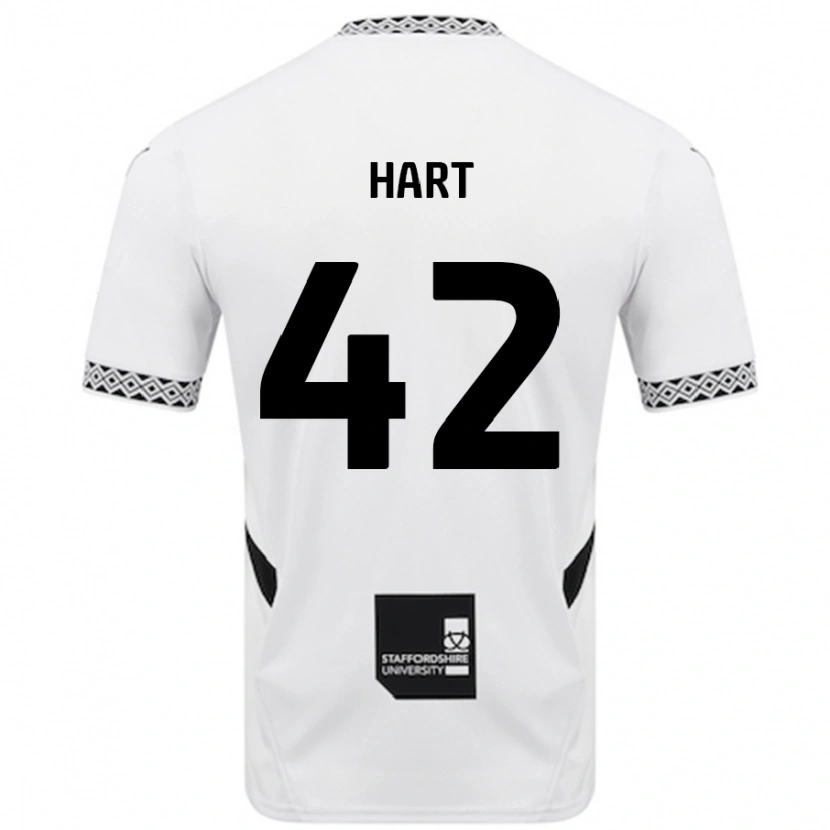Danxen Herren Sam Hart #42 Weiß Heimtrikot Trikot 2024/25 T-Shirt