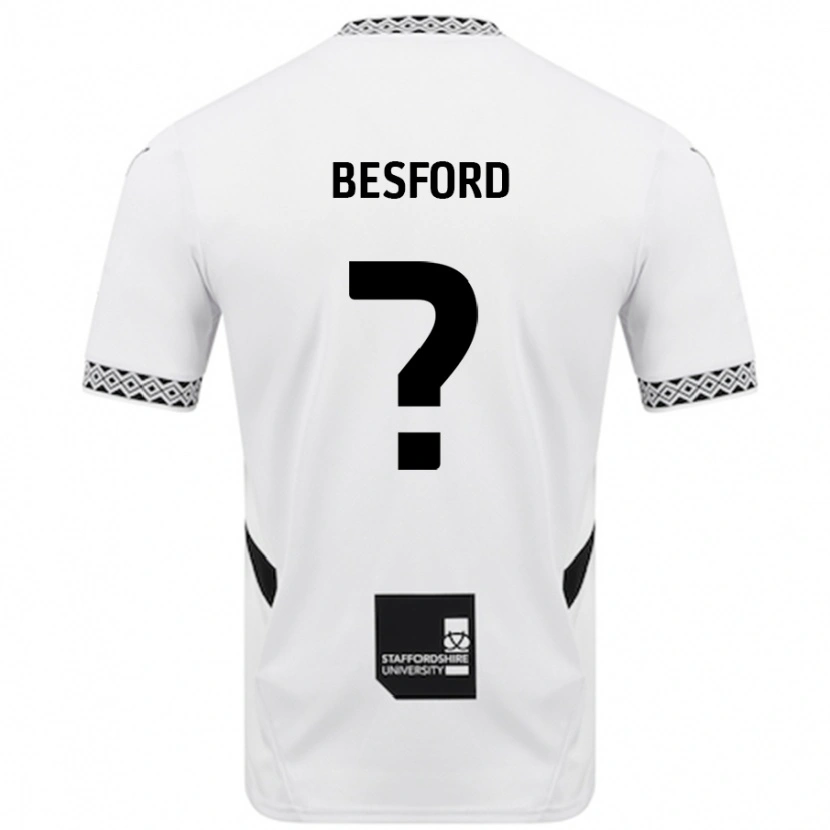 Danxen Herren Callum Besford #0 Weiß Heimtrikot Trikot 2024/25 T-Shirt