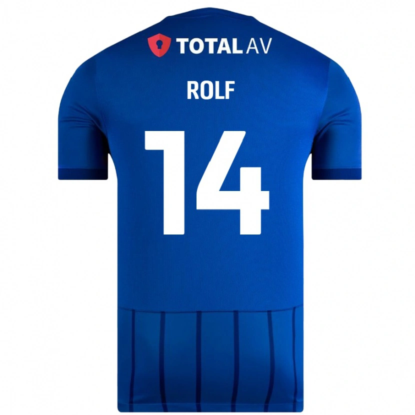 Danxen Herren Annie Rolf #14 Blau Heimtrikot Trikot 2024/25 T-Shirt
