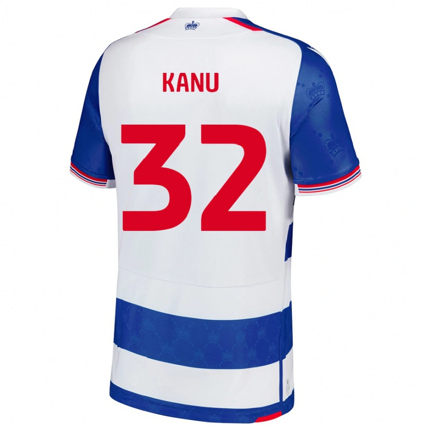 Danxen Herren Abraham Kanu #32 Blau Weiß Heimtrikot Trikot 2024/25 T-Shirt