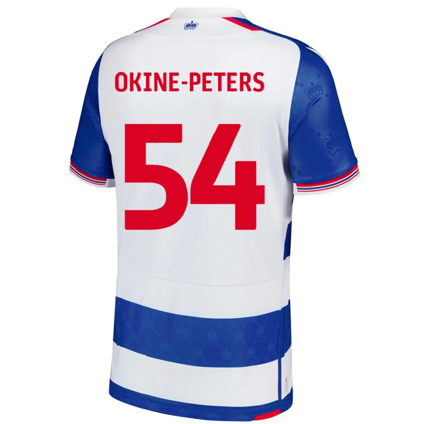 Danxen Herren Jeremiah Okine-Peters #54 Blau Weiß Heimtrikot Trikot 2024/25 T-Shirt