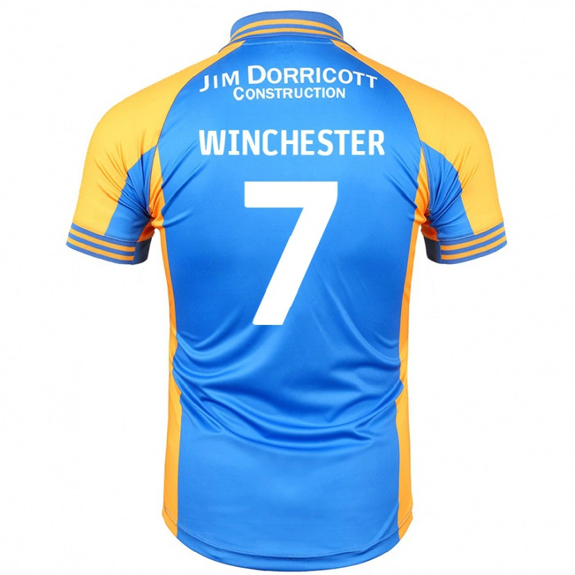 Danxen Herren Carl Winchester #7 Blau Bernstein Heimtrikot Trikot 2024/25 T-Shirt