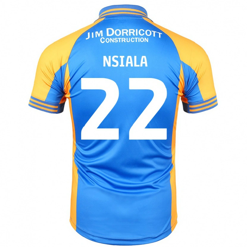 Danxen Herren Toto Nsiala #22 Blau Bernstein Heimtrikot Trikot 2024/25 T-Shirt