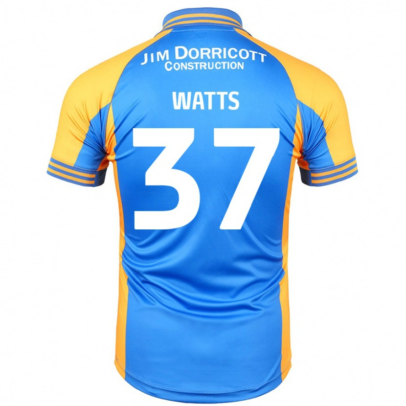 Danxen Herren Harvey Watts #37 Blau Bernstein Heimtrikot Trikot 2024/25 T-Shirt