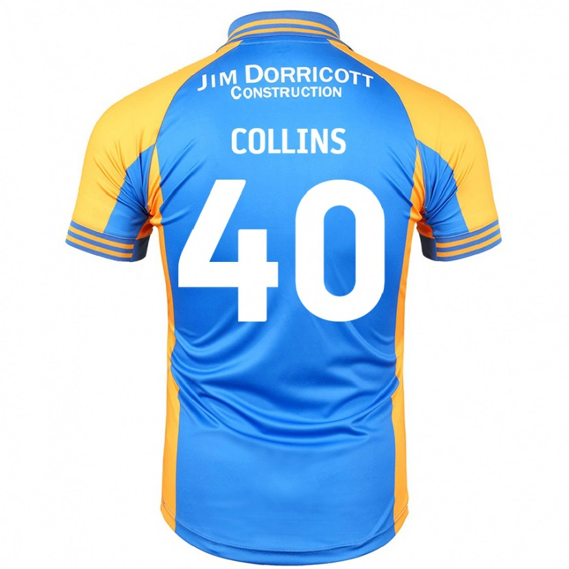 Danxen Herren Jude Collins #40 Blau Bernstein Heimtrikot Trikot 2024/25 T-Shirt