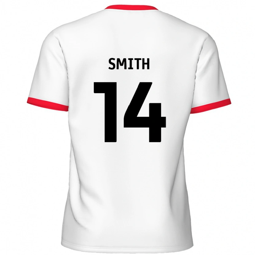 Danxen Herren Kane Smith #14 Weiß Rot Heimtrikot Trikot 2024/25 T-Shirt