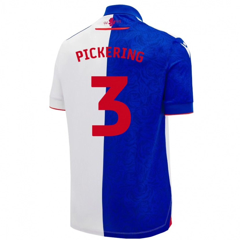 Danxen Herren Harry Pickering #3 Himmelblau Weiß Heimtrikot Trikot 2024/25 T-Shirt