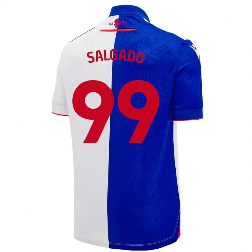 Danxen Herren Shanell Salgado #99 Himmelblau Weiß Heimtrikot Trikot 2024/25 T-Shirt
