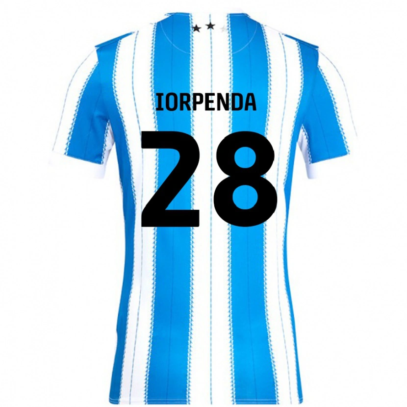 Danxen Herren Tom Iorpenda #28 Blau Weiß Heimtrikot Trikot 2024/25 T-Shirt