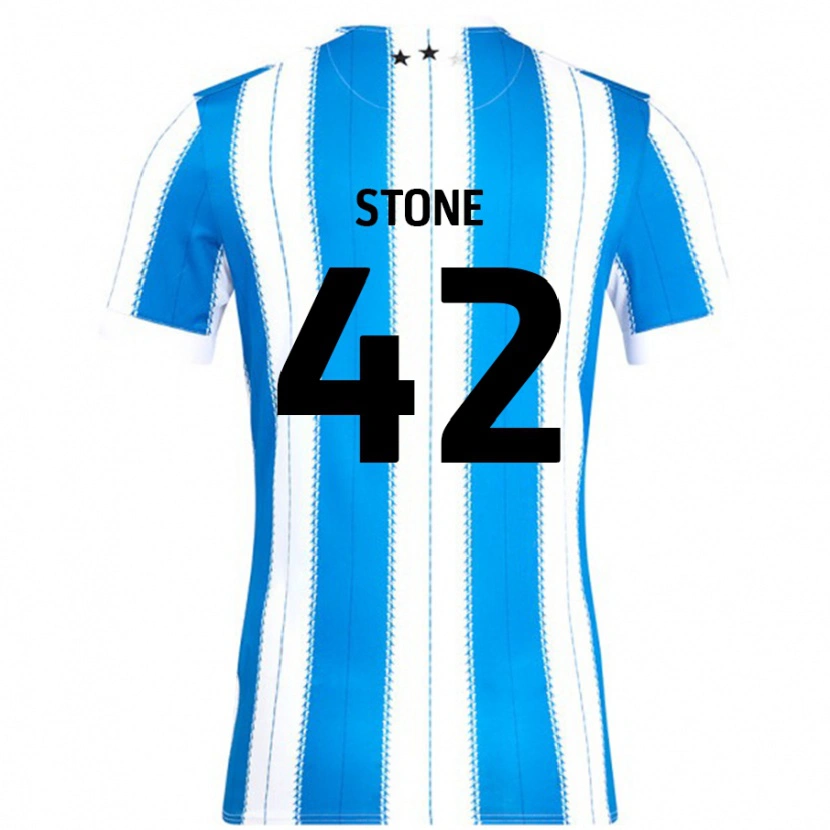 Danxen Herren Michael Stone #42 Blau Weiß Heimtrikot Trikot 2024/25 T-Shirt