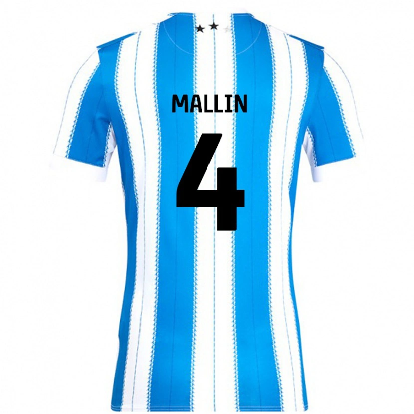 Danxen Herren Kate Mallin #4 Blau Weiß Heimtrikot Trikot 2024/25 T-Shirt