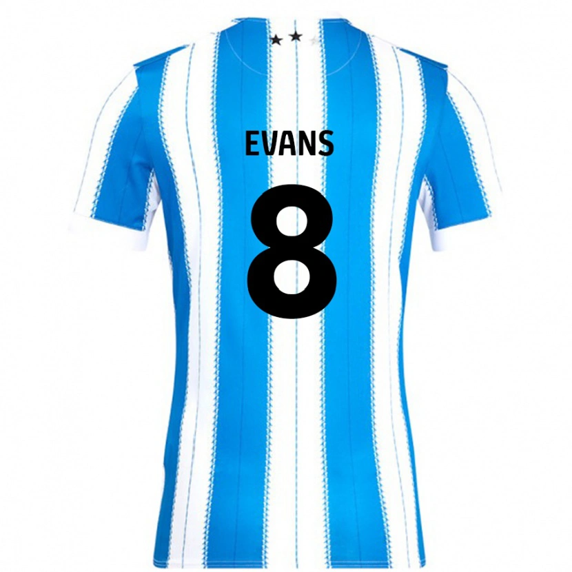 Danxen Herren Charley Evans #8 Blau Weiß Heimtrikot Trikot 2024/25 T-Shirt