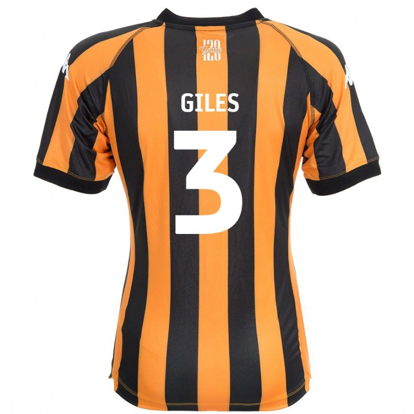 Danxen Herren Ryan Giles #3 Schwarz Bernstein Heimtrikot Trikot 2024/25 T-Shirt