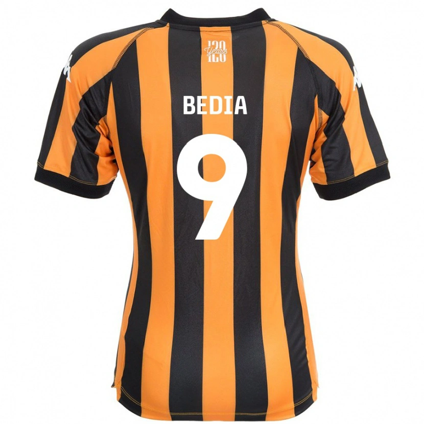 Danxen Herren Chris Bedia #9 Schwarz Bernstein Heimtrikot Trikot 2024/25 T-Shirt