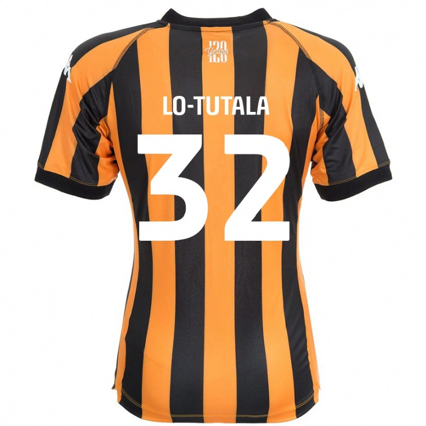 Danxen Herren Thimothée Lo-Tutala #32 Schwarz Bernstein Heimtrikot Trikot 2024/25 T-Shirt