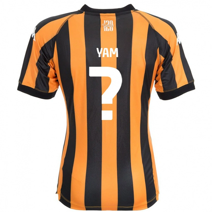 Danxen Herren Callum Yam #0 Schwarz Bernstein Heimtrikot Trikot 2024/25 T-Shirt