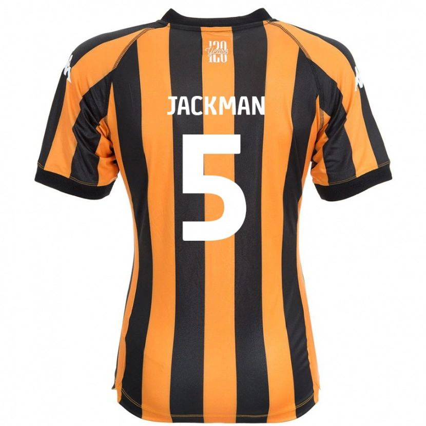 Danxen Herren Ellice Jackman #5 Schwarz Bernstein Heimtrikot Trikot 2024/25 T-Shirt