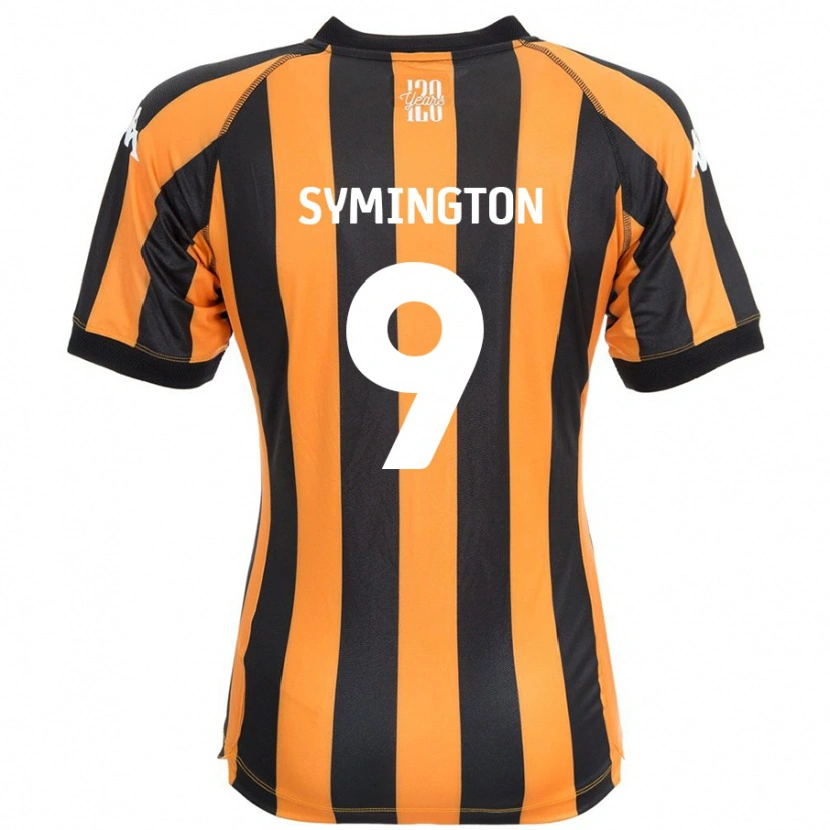 Danxen Herren Jo Symington #9 Schwarz Bernstein Heimtrikot Trikot 2024/25 T-Shirt