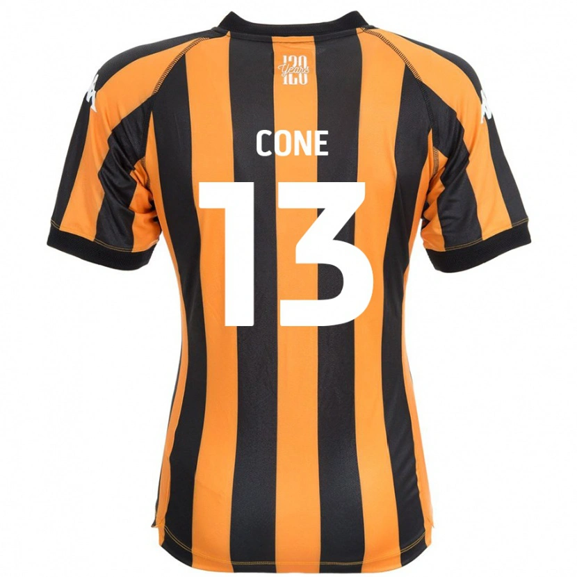 Danxen Herren Sharla Cone #13 Schwarz Bernstein Heimtrikot Trikot 2024/25 T-Shirt