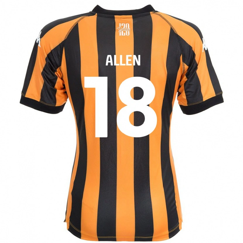 Danxen Herren Aaliyah Allen #18 Schwarz Bernstein Heimtrikot Trikot 2024/25 T-Shirt