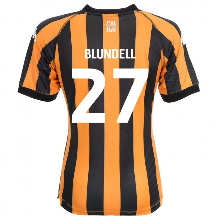 Danxen Herren Maddie Blundell #27 Schwarz Bernstein Heimtrikot Trikot 2024/25 T-Shirt