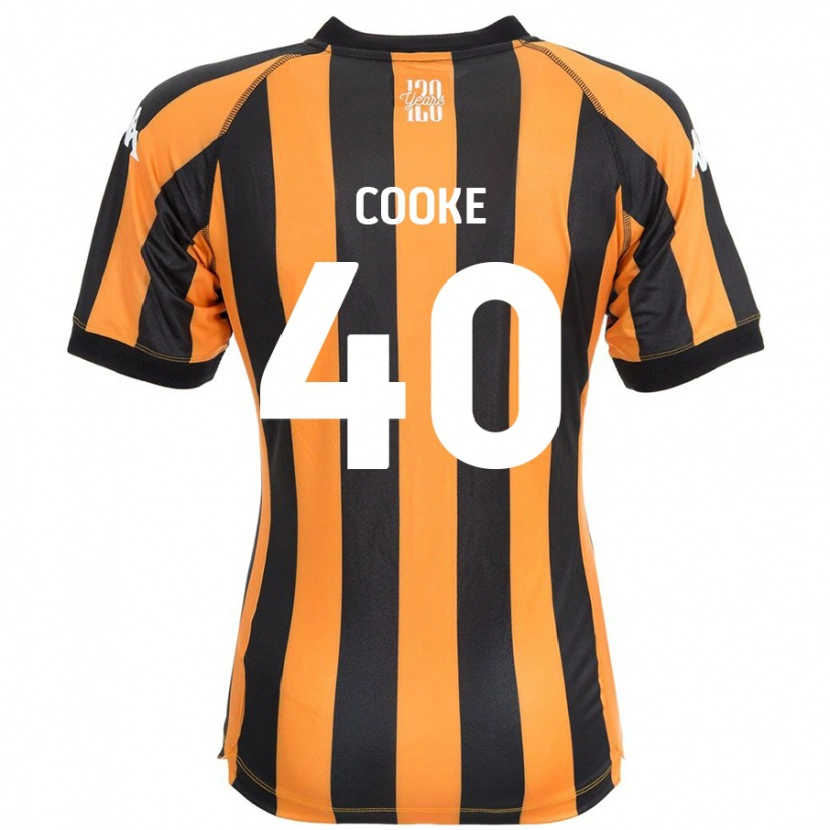 Danxen Herren Megan Cooke #40 Schwarz Bernstein Heimtrikot Trikot 2024/25 T-Shirt